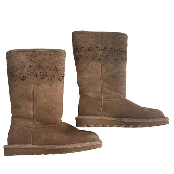 BearPaw Tan Shana Tall Boot Size 8 - Picture 1 of 7